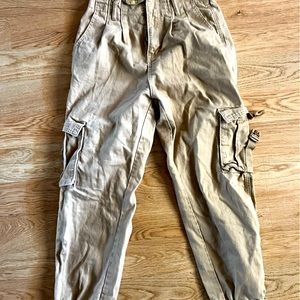 Beige cargo pants